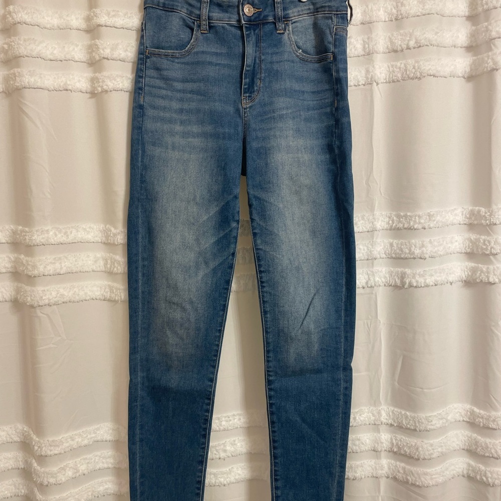 American Eagle Outfitters Blue Skinny Jeans Medium Wash